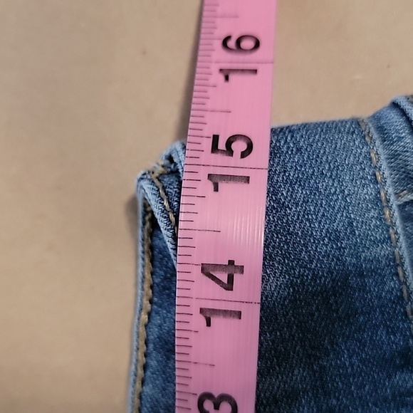 Sofia Vergara Sz. 12 Melisa Flare High Waist Self Belt Release Hem Stretch Jeans - Picture 9 of 15